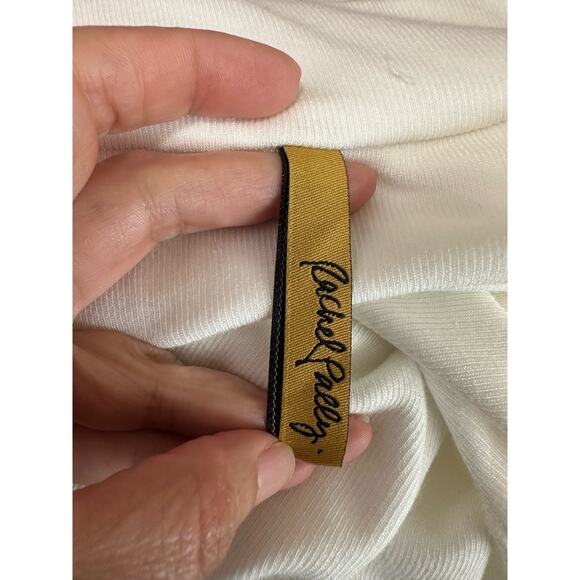 Rachel Pally cream off shoulder bodycon maxi dress size large - Picture 3 of 13